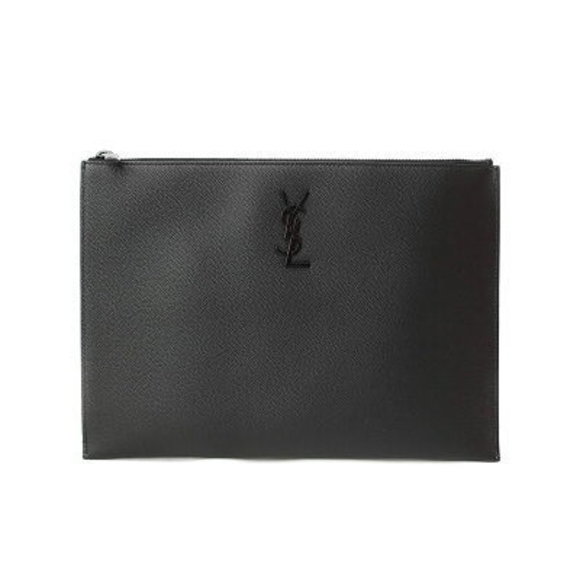 SAINT LAURENT PARIS Monogram Zip Tablet Case - Picture 1 of 5